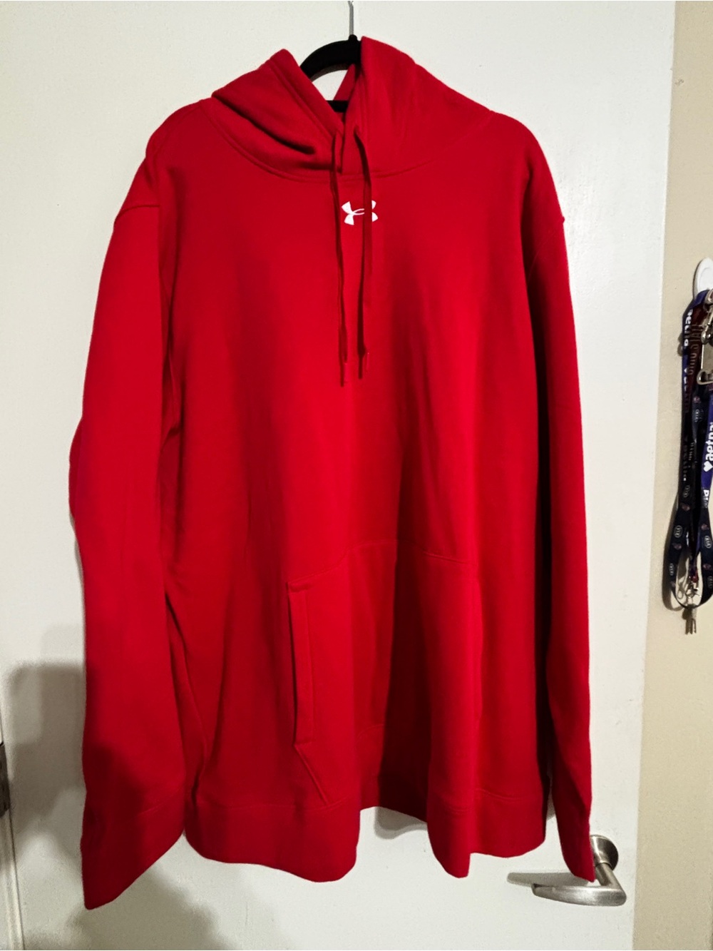 Under Armour Men's Bright Red Pullover Hoodie
